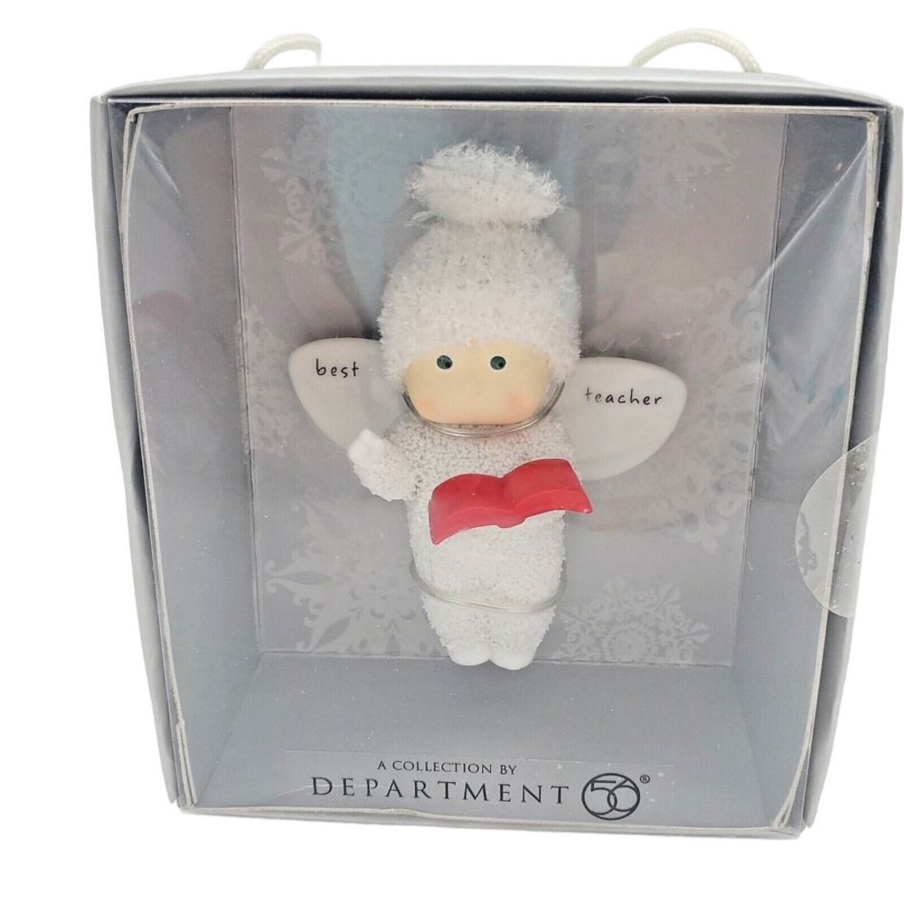 Dept 56 Angel Gifts Best Teacher Christmas Angel Ornament‎ NEW